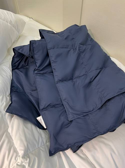 Natural UltraFeather Blanket Down Throw Blanket 50 x 70 PeaceNest